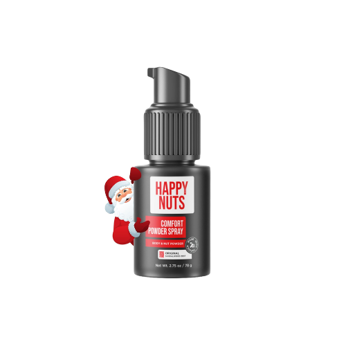 Happy Nuts Comfort Powder Spray - 2.75 oz - Anti-Chafing & Odor Control