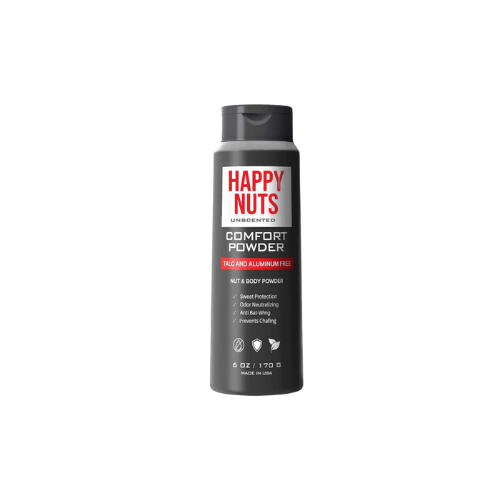 HAPPY NUTS Comfort Powder - Anti-Chafing Deodorant - 6 oz