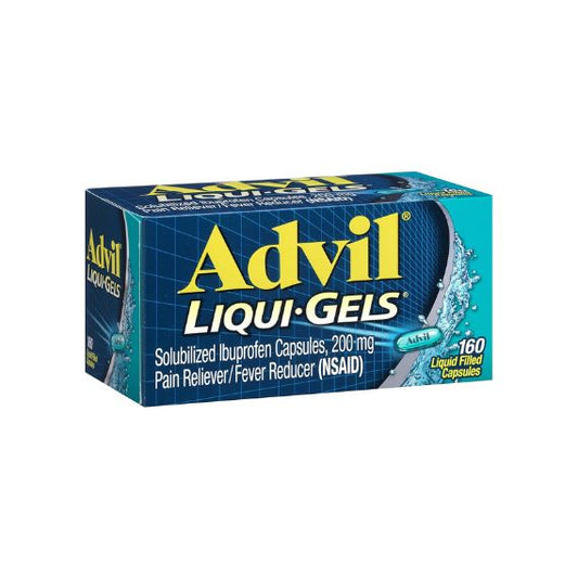 Advil Liqui-Gels Ibuprofen 200 mg Pain Reliever Fever Reducer - 160 Liquid Filled Capsules