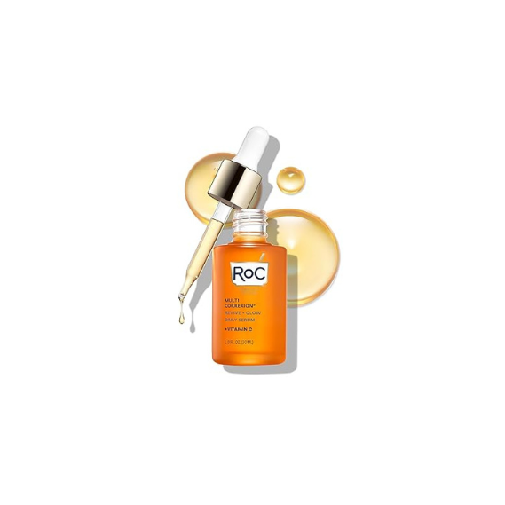 RoC Multi Correxion Revive + Glow 10% Active Vitamin C Serum for Face (1 fl.oz)