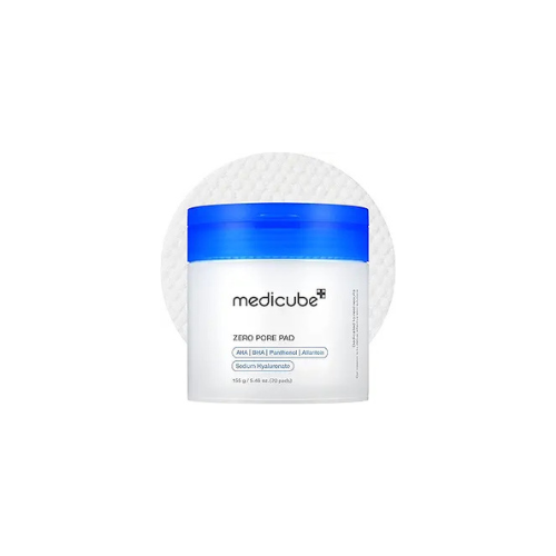 Medicube Zero Pore Pads 2.0, Dual-Textured Facial Toner Pads for Exfoliation and Pore Care with 4.5% AHA Lactic Acid & 0.45% BHA Salicylic Acid, Ideal for All Skin Types, Korean Skin Care (70 Pads)